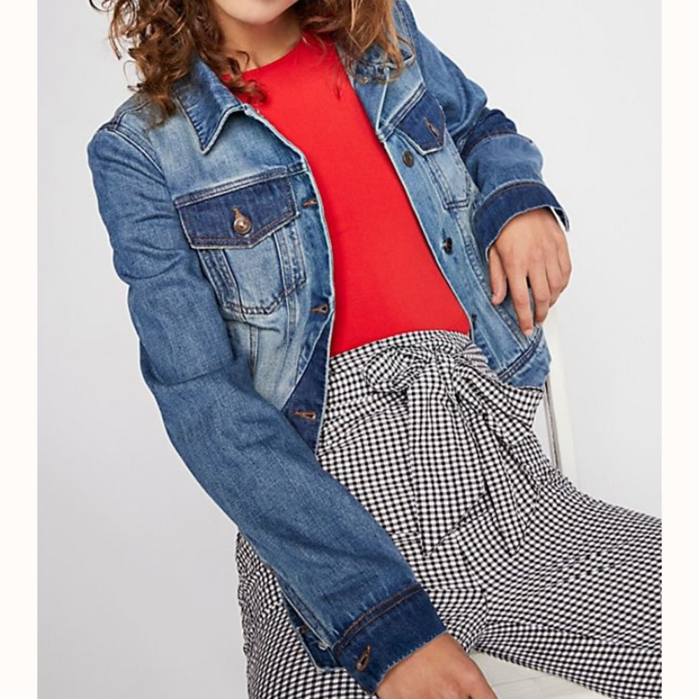 Free People Rumors Denim Jacket